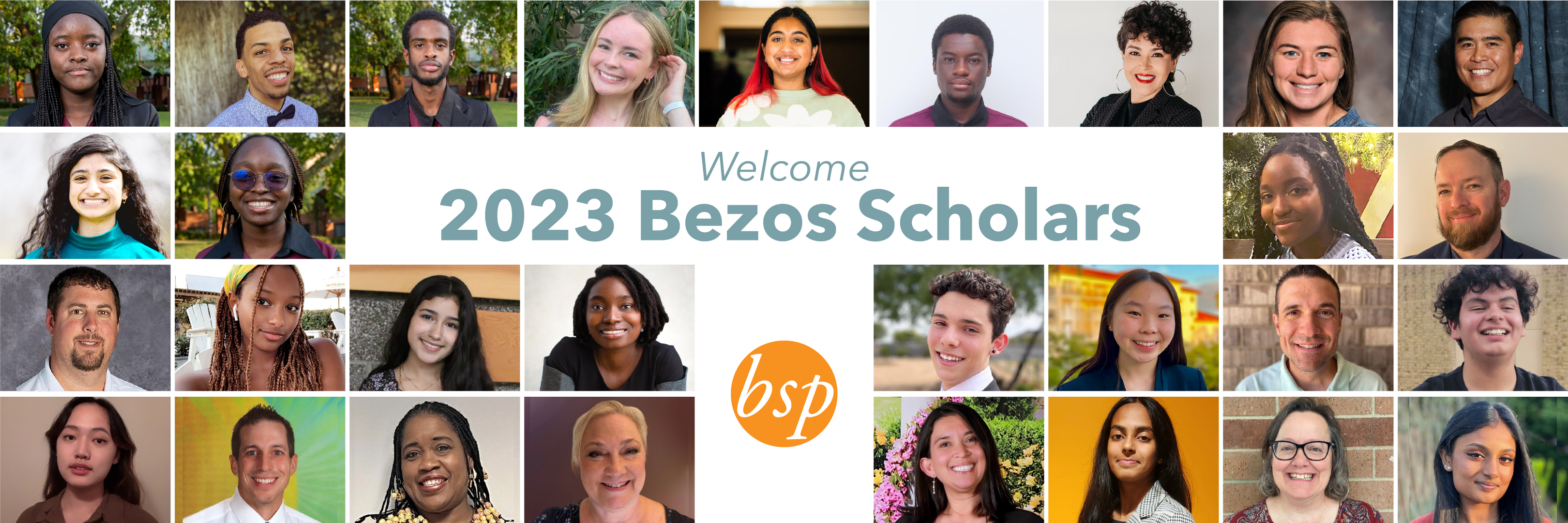 2023 Bezos Scholars Banner