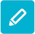 Writing guidelines template icon