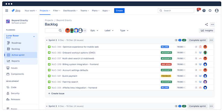 Preview of backlog in Jira Product Discovery