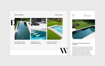 Zwembaden De Wilde - Projects list + mobile version