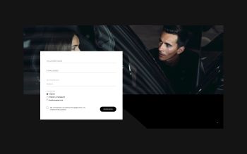 Caviarz website - Form