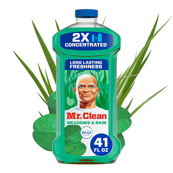 Multi Surface Cleaner with Febreze Meadows & Rain | Mr. Clean®