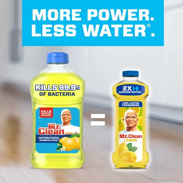 Multi Surface Cleaner With Lemon Scent - Floors, Counters, Toilets...Cleans Everything