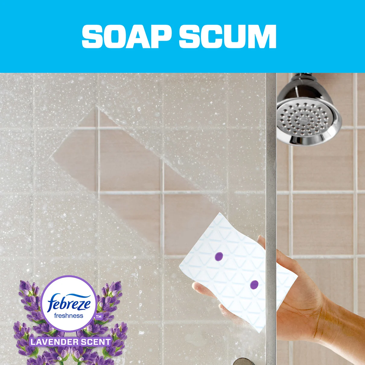 Magic Eraser Bath with Febreze Lavender Scent Mr Clean®