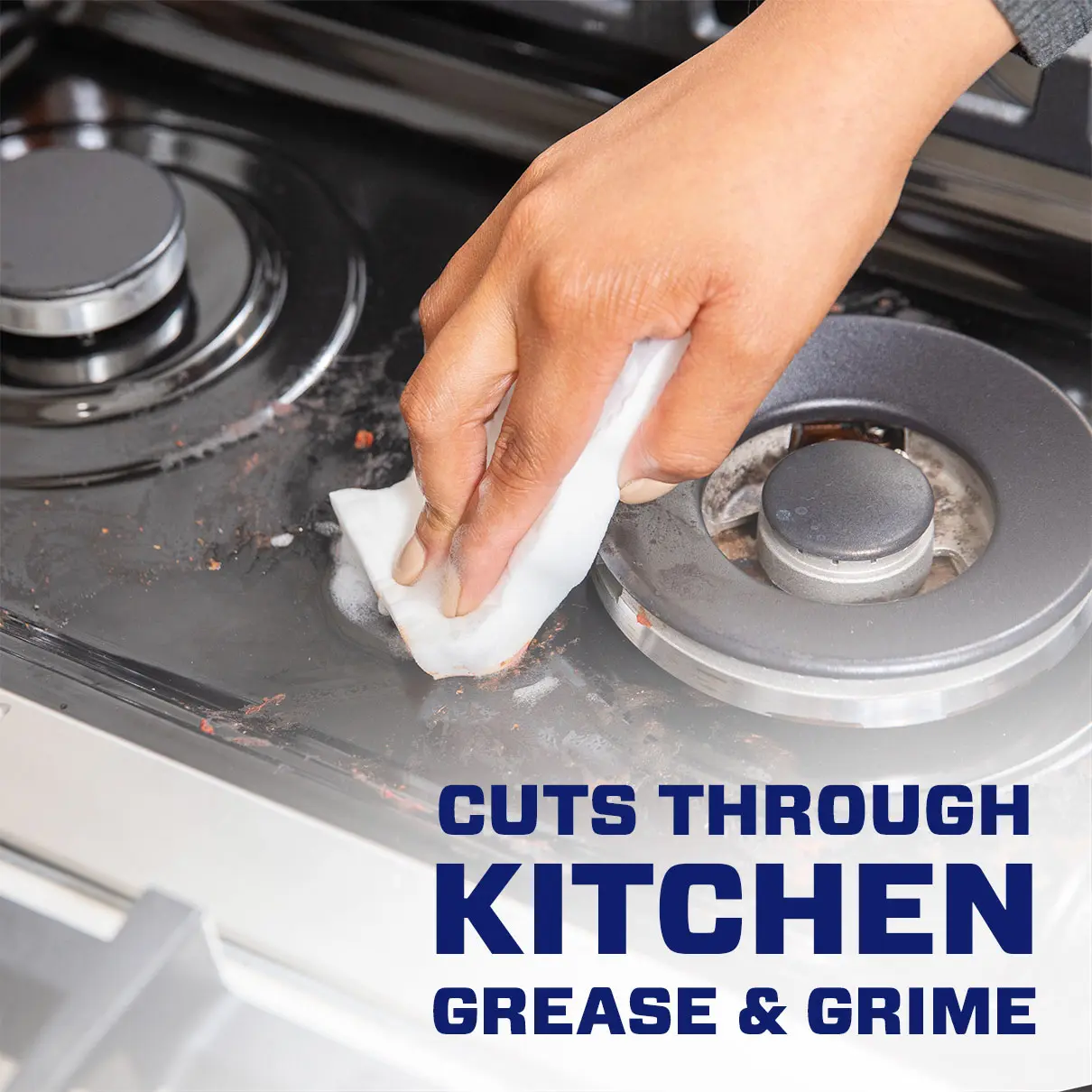 MrClean MagicEraser Variety cuts through kitchen grease & grime
