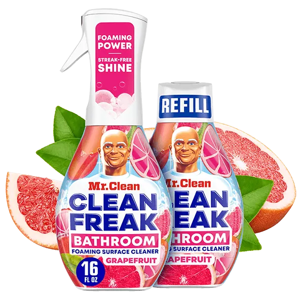 Clean Freak Bath with Grapefruit Scent Starter Kit Packshots