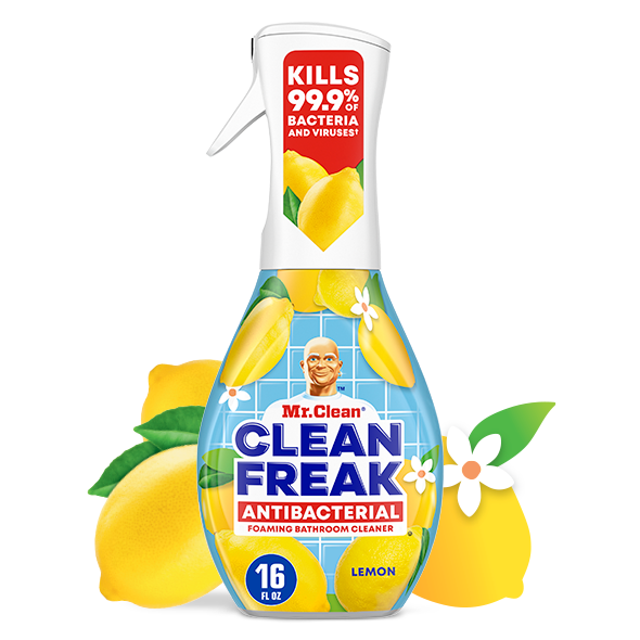 Clean Freak Bathroom Cleaner, Lemon Scent | Mr. Clean®