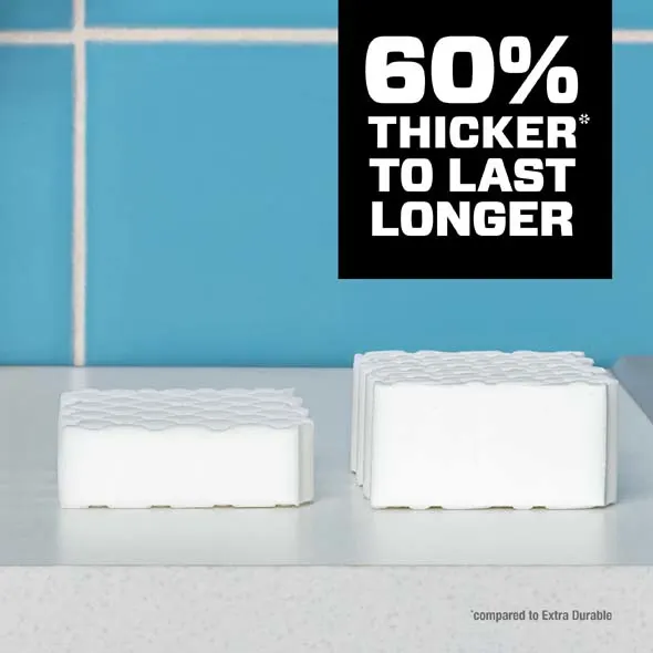Magic Eraser Ultra Thick - 60% Thicker To Last Longer