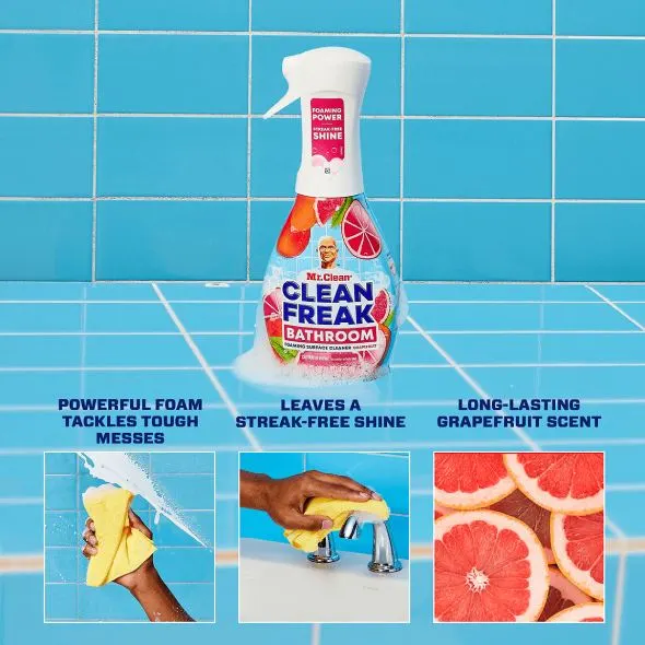 Mr. Clean CleanFreak Bath with Grapefruit Scent - Power Foam