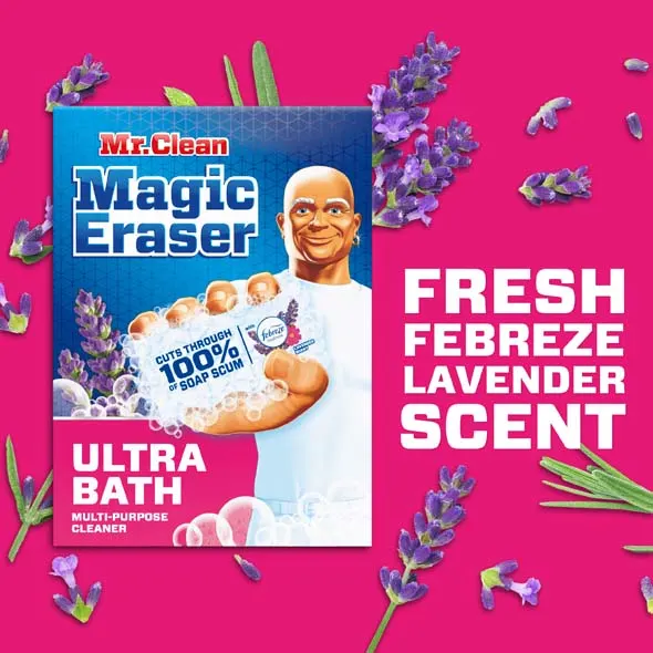 Mr. Clean Magic Eraser Ultra Bath - Fresh Febreze Lavander Scent