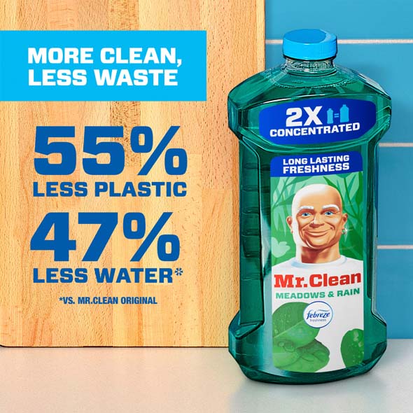 ミスエステCLEANSING & FOAM 500ml Multi Surface Cleaner with Febreze Meadows & Rain | Mr. Clean®