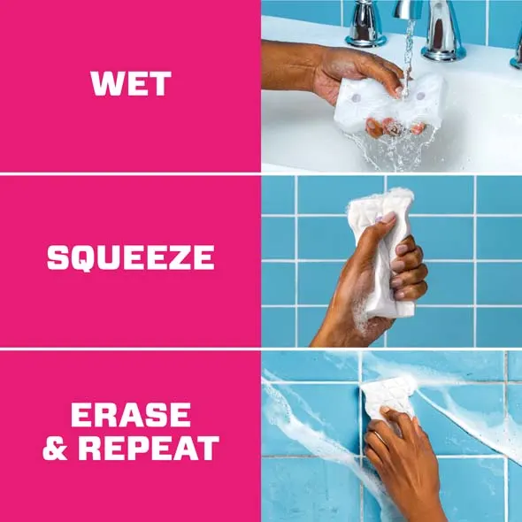 Magic Eraser Ultra Bath - Wet, Squeeze, Erase & Repeat