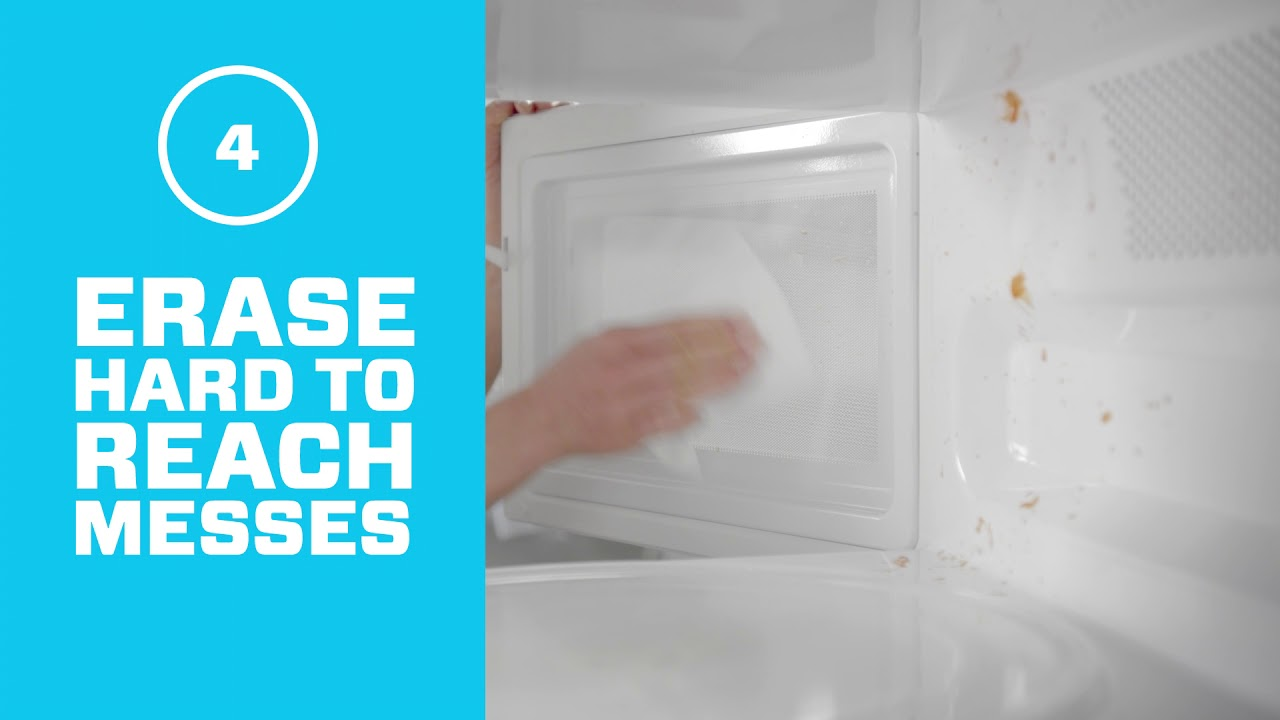 Magic Eraser Sheets - How To Clean Dirty Microwaves | Mr. Clean®