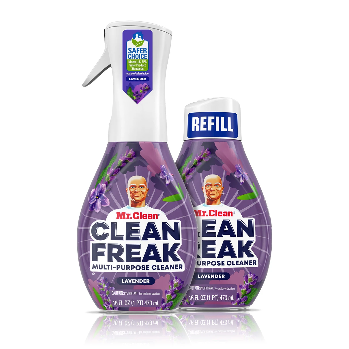 Pack of 2 Mr Clean Freak Deep Cleaning Mist Spring Fresh 16 Oz REFILL