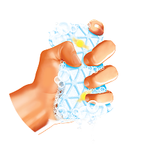 Squeeze icon – Shower tub cleaner lemon