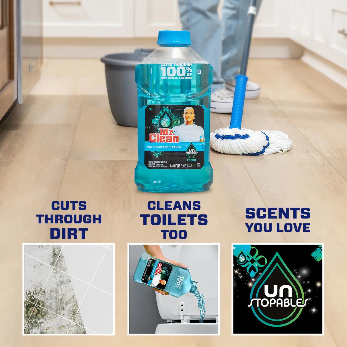 MultiSurface Cleaner with Fresh Scent Mr Clean®