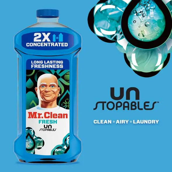 Mr. Clean Multi-Surface Cleaner Unstopables Fresh - Clean - Airy - Laundry