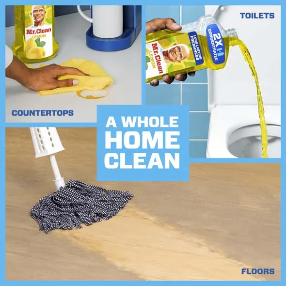 Multi Surface Cleaner With Lemon Scent - A Whole Home Clean