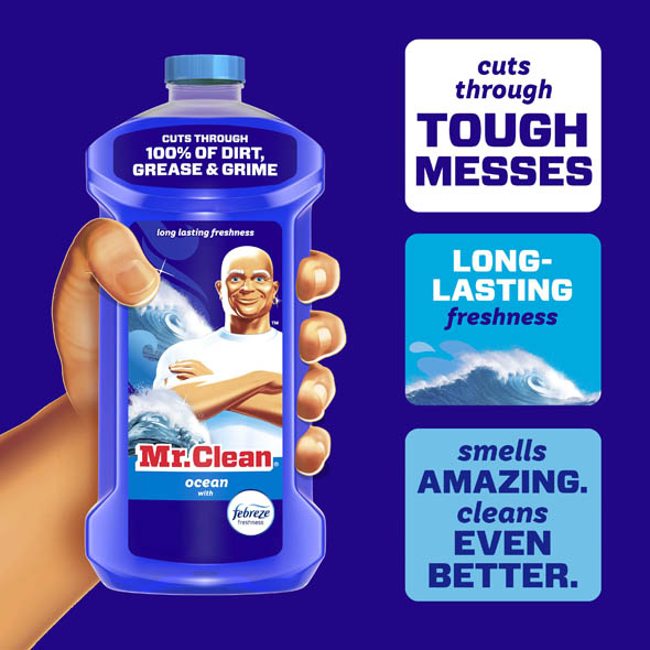 Multi Surface Cleaner With Ocean Scent | Mr. Clean®