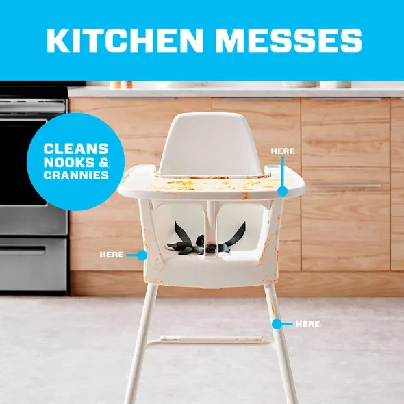 Kitchen Messes - Cleans Nooks & Crannies