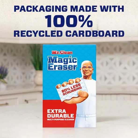 Mr. Clean MagicEraser XD - Packaging Made With 100% Recycled Cardboard