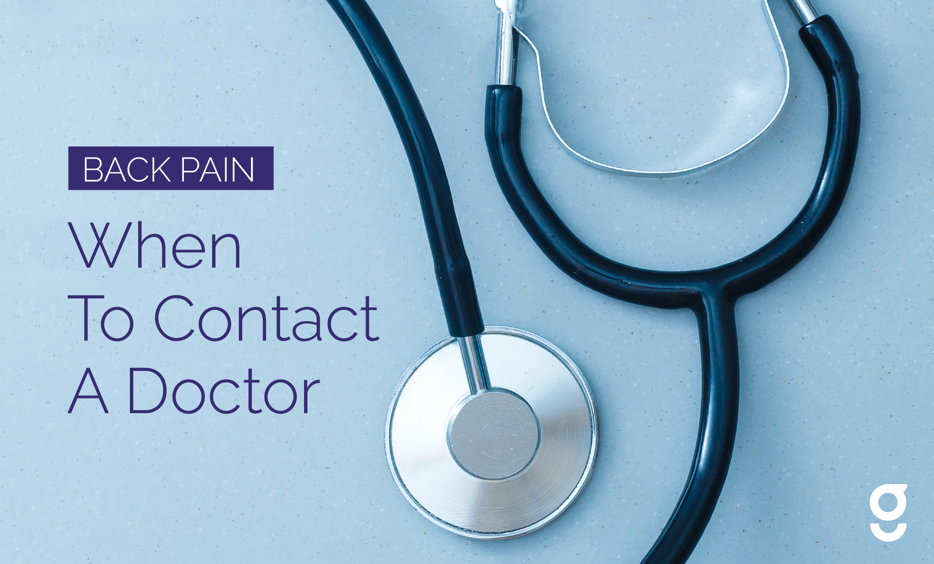 Back Pain: When To Contact Your Doctor