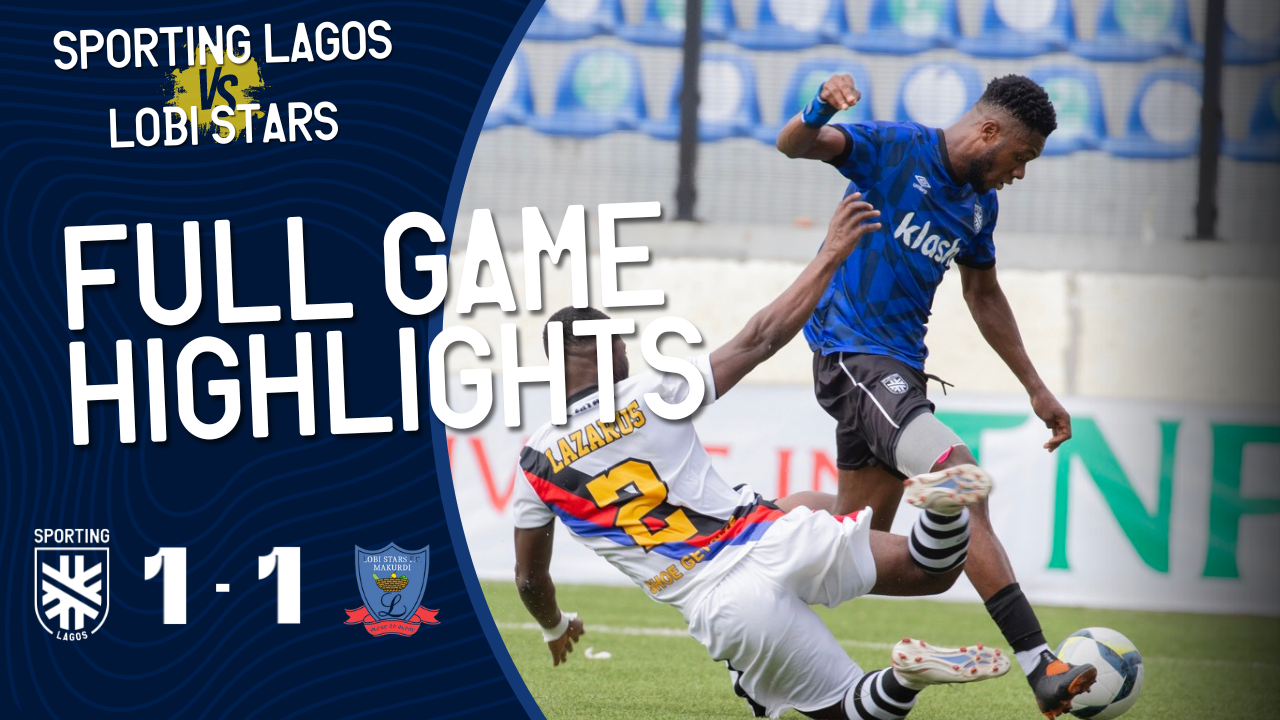 Sporting Lagos 1 - 1 Lobi Stars
