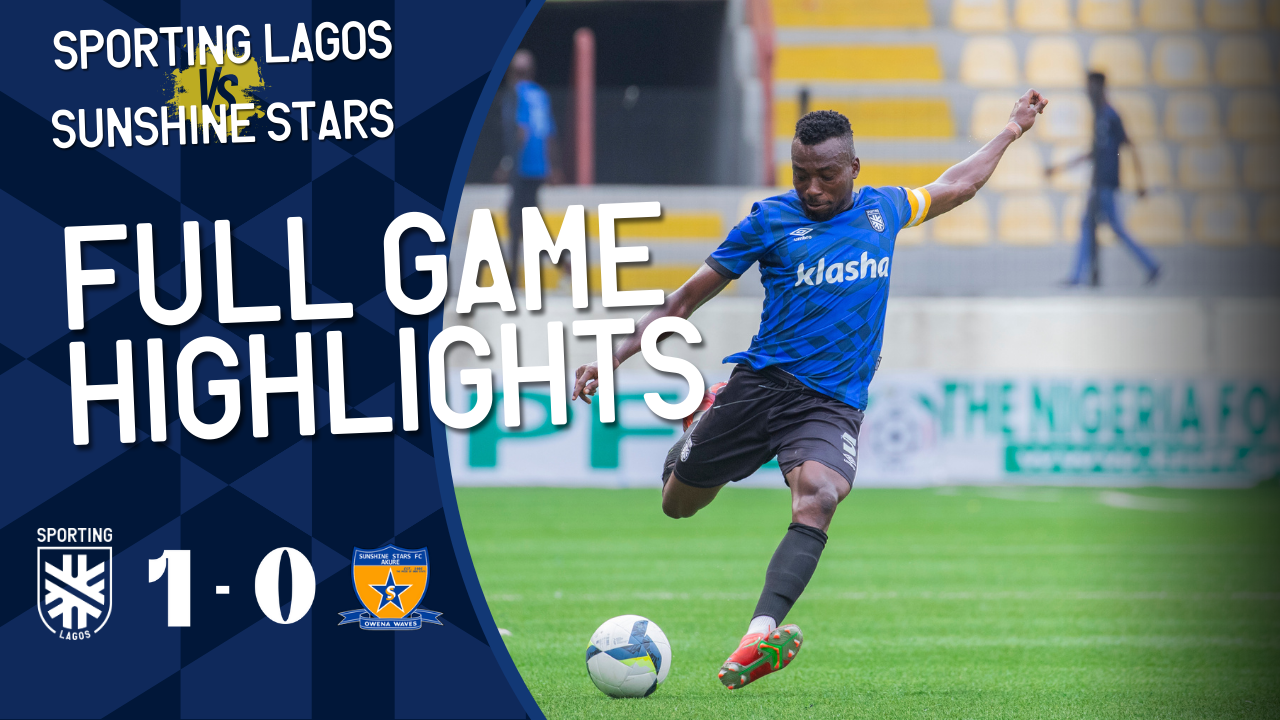 Sporting Lagos 1 - 0 Sunshine Stars