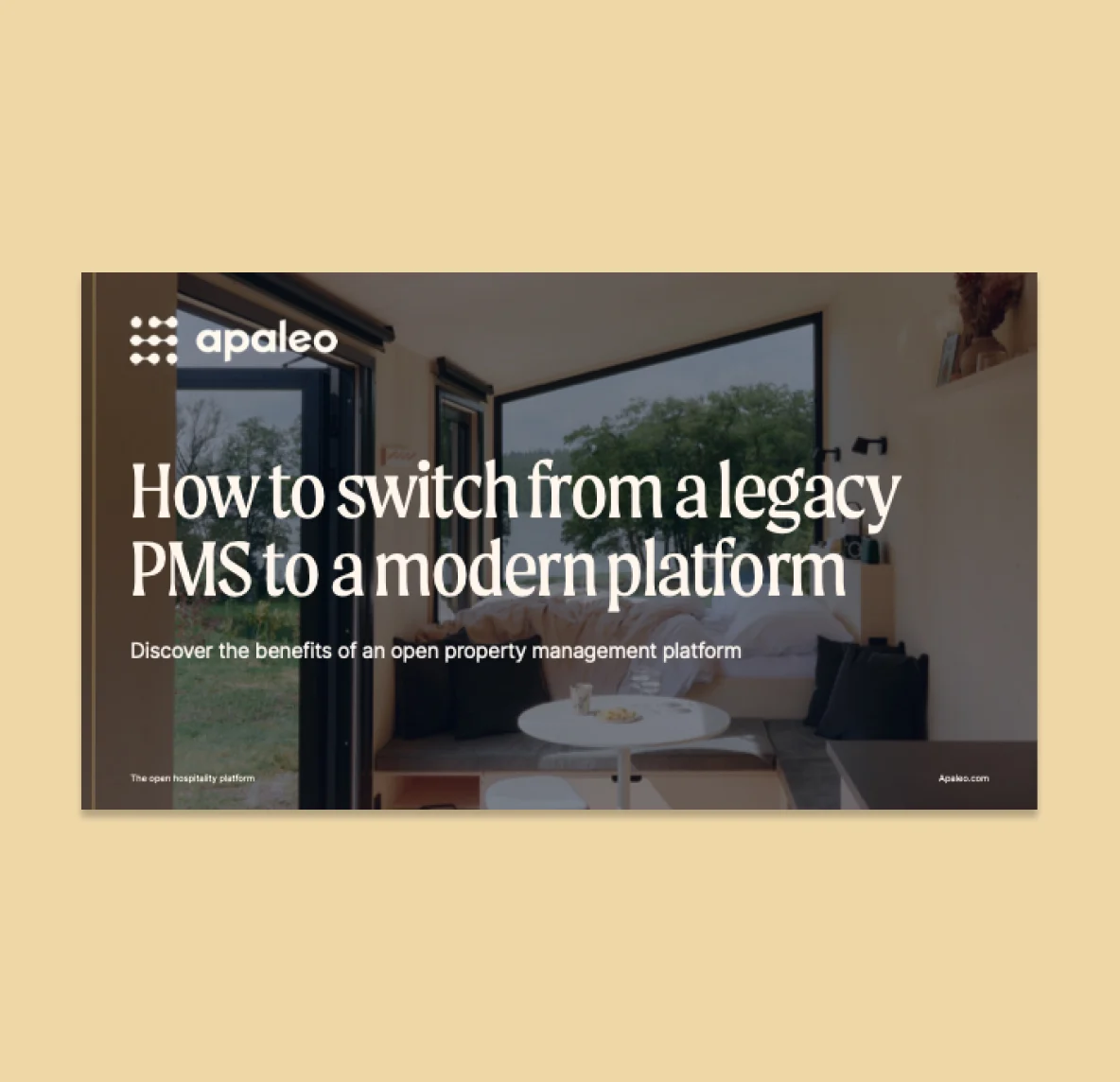 transition from a legacy hotel PMS to a platform