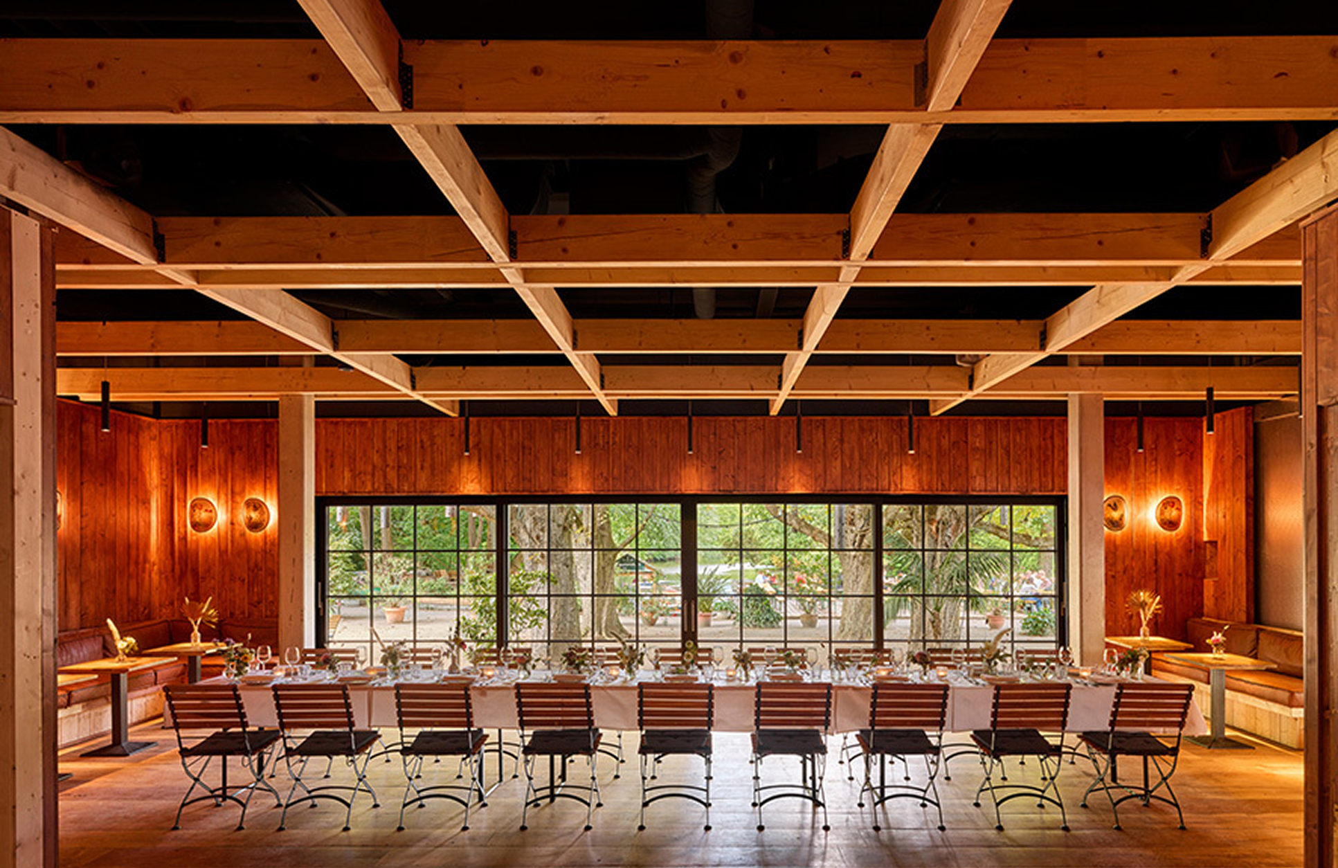 Alpine Hütte Café am Neuen See