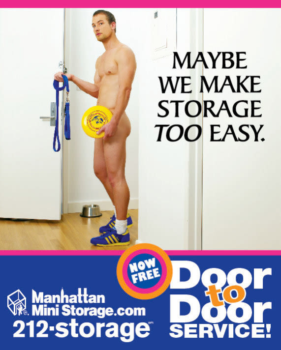 Manhattan Mini Storage Billboard "Maybe we make storage too easy"