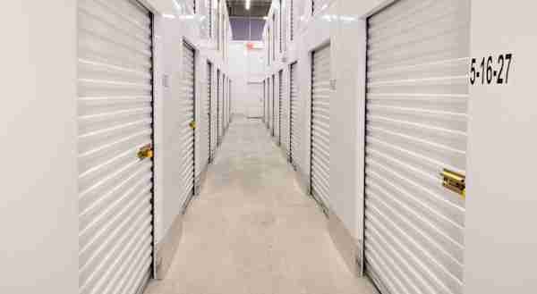 a row of large size storage units at Manhattan Mini Storage on 62nd St