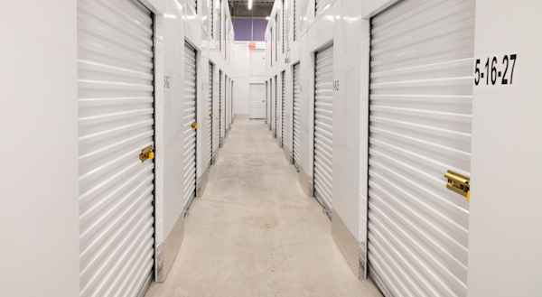 a row of large size storage units at Manhattan Mini Storage on 62nd St