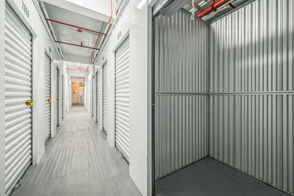 indoor storage units at Manhattan Mini Storage on Walker Street in New York