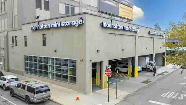 street view of the exterior of Manhattan Mini Storage at 220 South St
