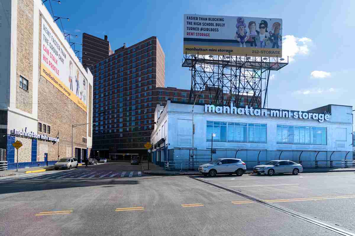 street view of Manhattan Mini Storage at 570-571 Riverside Dr in Harlem