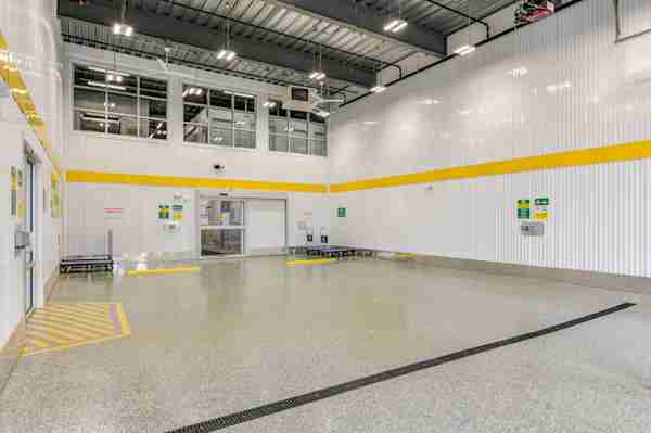 large loading bay at Manhattan Mini Storage in Randolph with on site moving carts