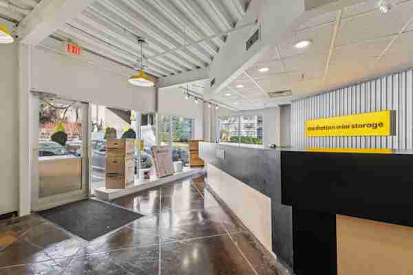 inside the office at Manhattan Mini Storage on River Rd in West New York, NJ