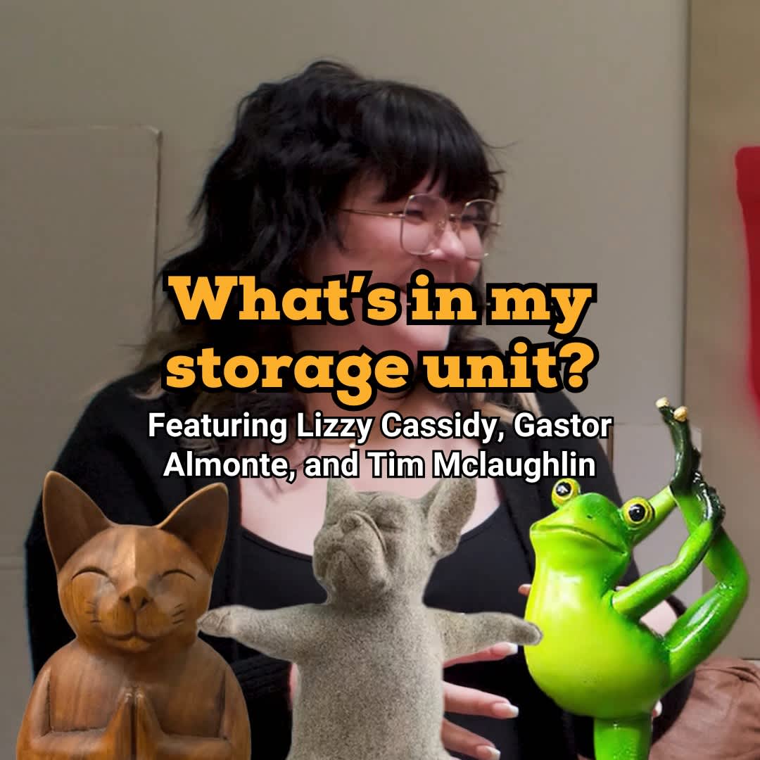 comedian Lizzy Cassidy introduces what's in my storage unit?