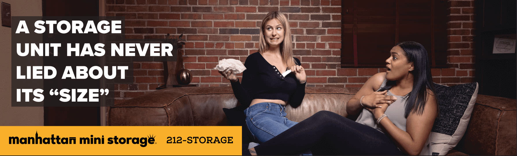 Manhattan Mini Storage Billboards - A Storage Unit Has Never Lied About its Size