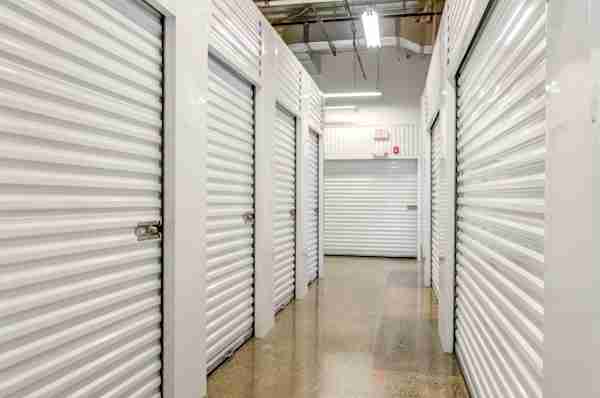 rows of self storage units at Manhattan Mini Storage in North Plainfield, NJ
