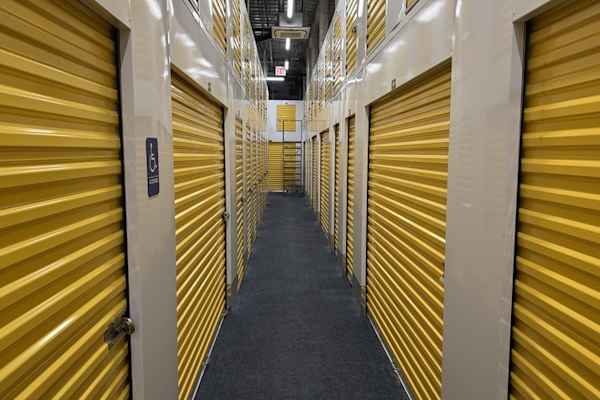 row of storage units at Manhattan Mini Storage on 121st St.