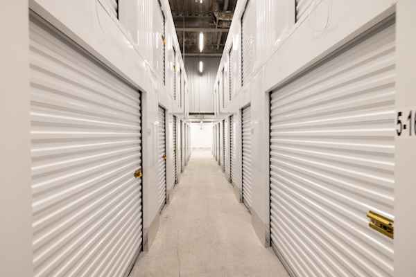 a row of climate controlled storage units at Manhattan Mini Storage on 420 E 62nd St