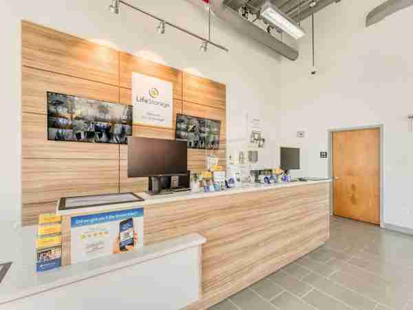 front office on Collins Place with a view of the front desk