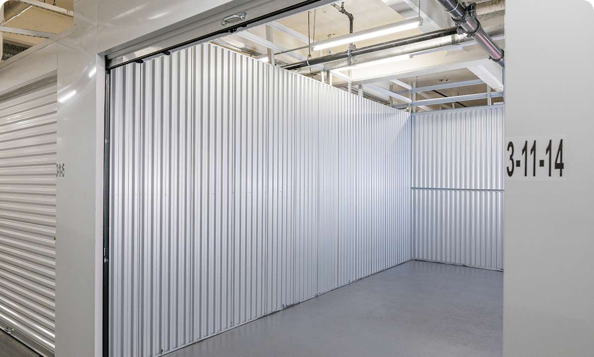 large 10'x20' self storage unit at Manhattan Mini Storage