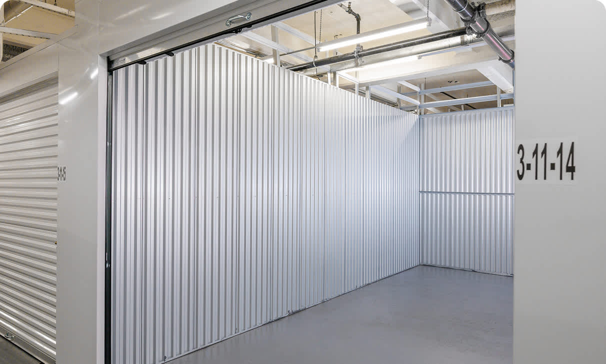 large 10'x20' self storage unit at Manhattan Mini Storage