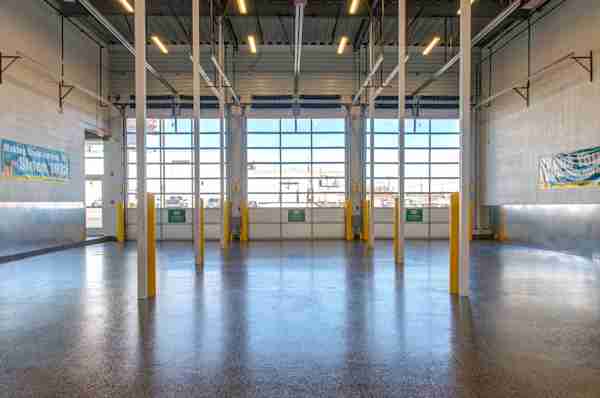 drive-in loading bay doors at Manhattan Mini Storage in Wood-Ridge, NJ