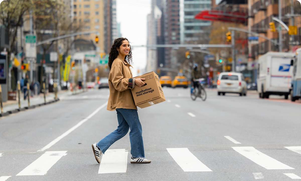 A street view of Manhattan Mini Storage