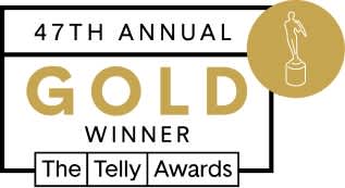 Gold Telly Badge