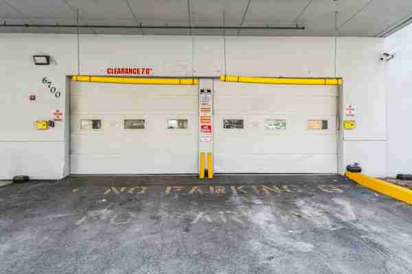 drive-in loading bay doors at Manhattan Mini Storage in West New York